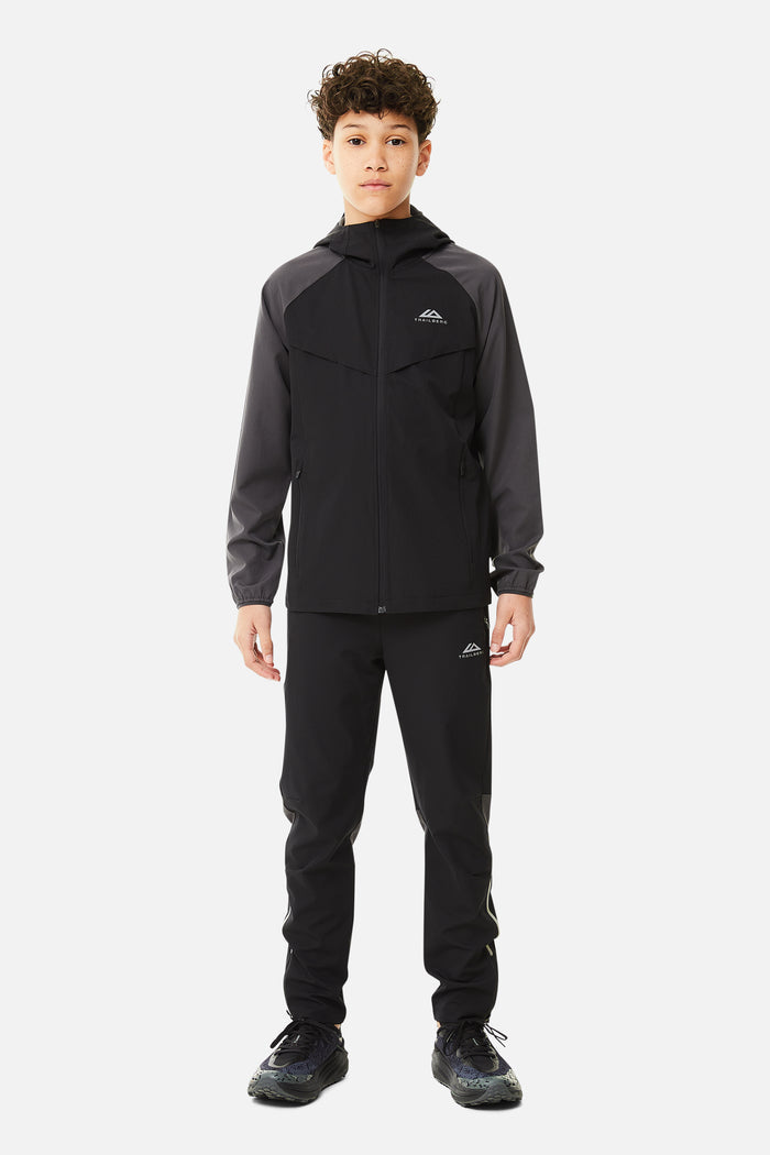 Boys Rapid Keyline Hood - Black/Volcano Grey