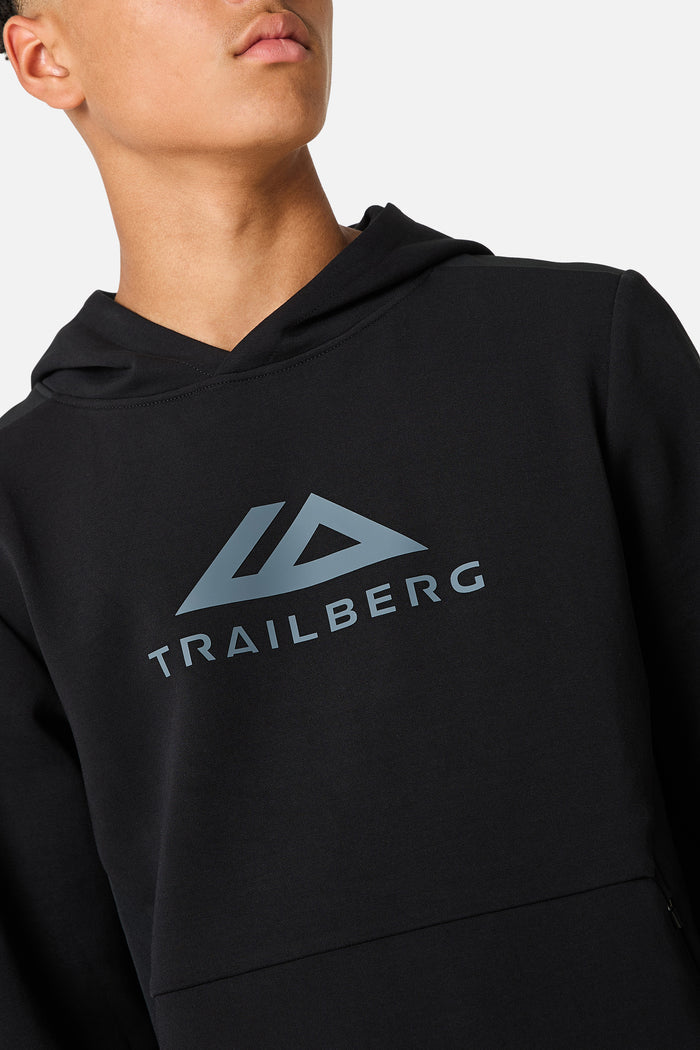 Boys Stormlight Hood - Black/Graphite Grey