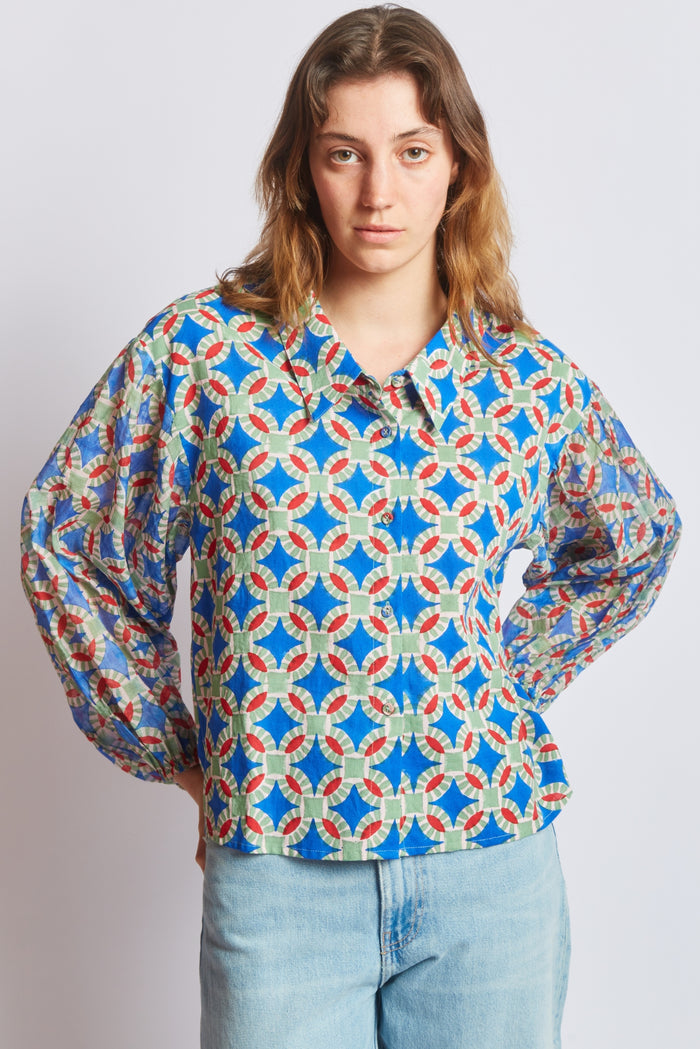 CAMILA SHIRT | TULUM PRINT