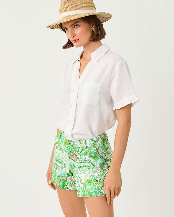 CARDEN RUFFLE TOP