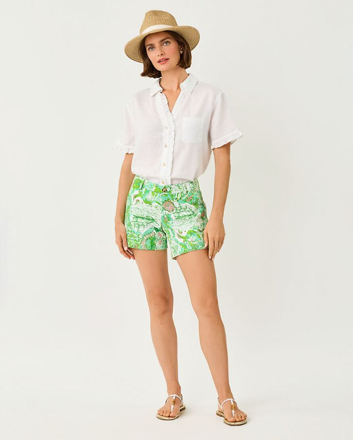 CARDEN RUFFLE TOP