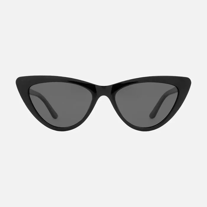 Carrie - Gloss Black with Dark Gray Polarized Lens
