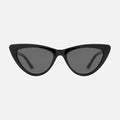 Carrie - Gloss Black with Dark Gray Polarized Lens