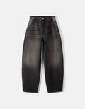 Charcoal Faded Baggy Jeans