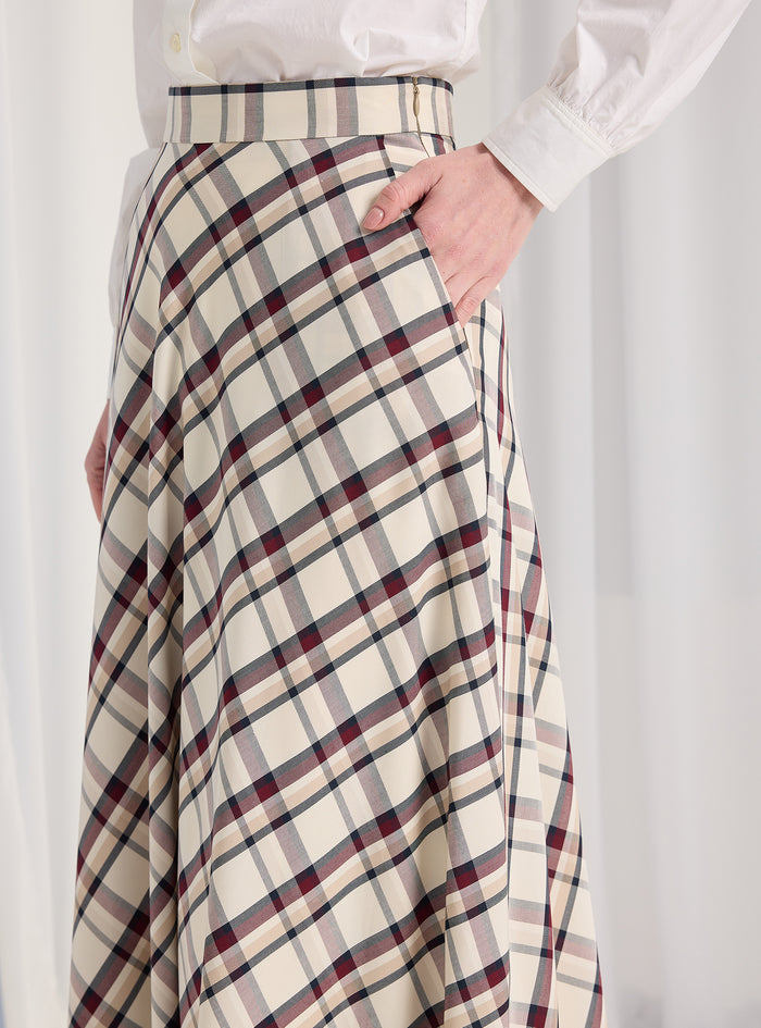 Check Maxi Skirt - Store WF