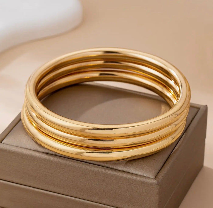 Chunky Triple Bangle Set