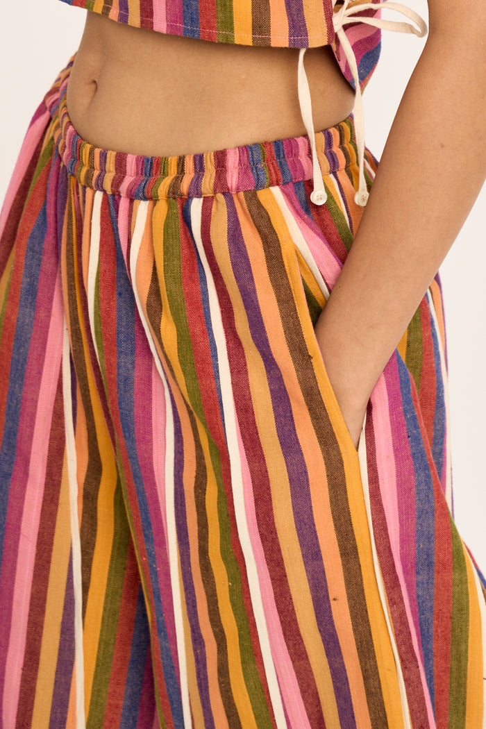 CLOVER PANTS | CRAYON STRIPES