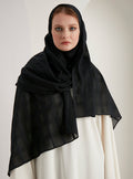Cotton Black Scarves Hijab - Store WF