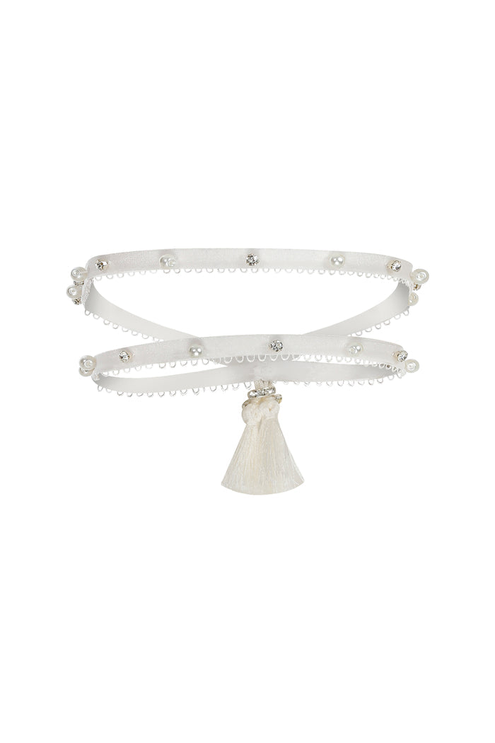 CRYSTAL LOVE GARTER