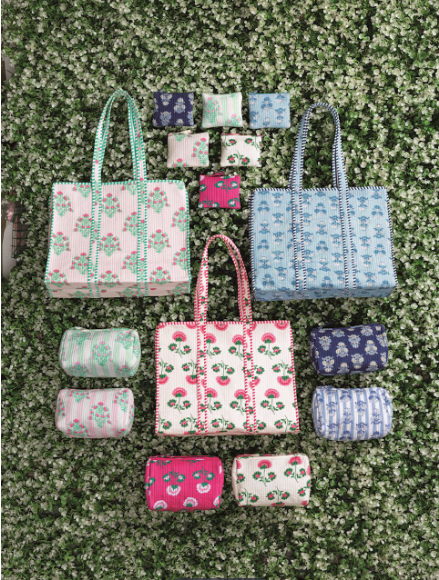 Dahlia Quilted Carry-All Case