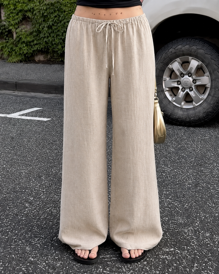 Easy linen Pull On pants