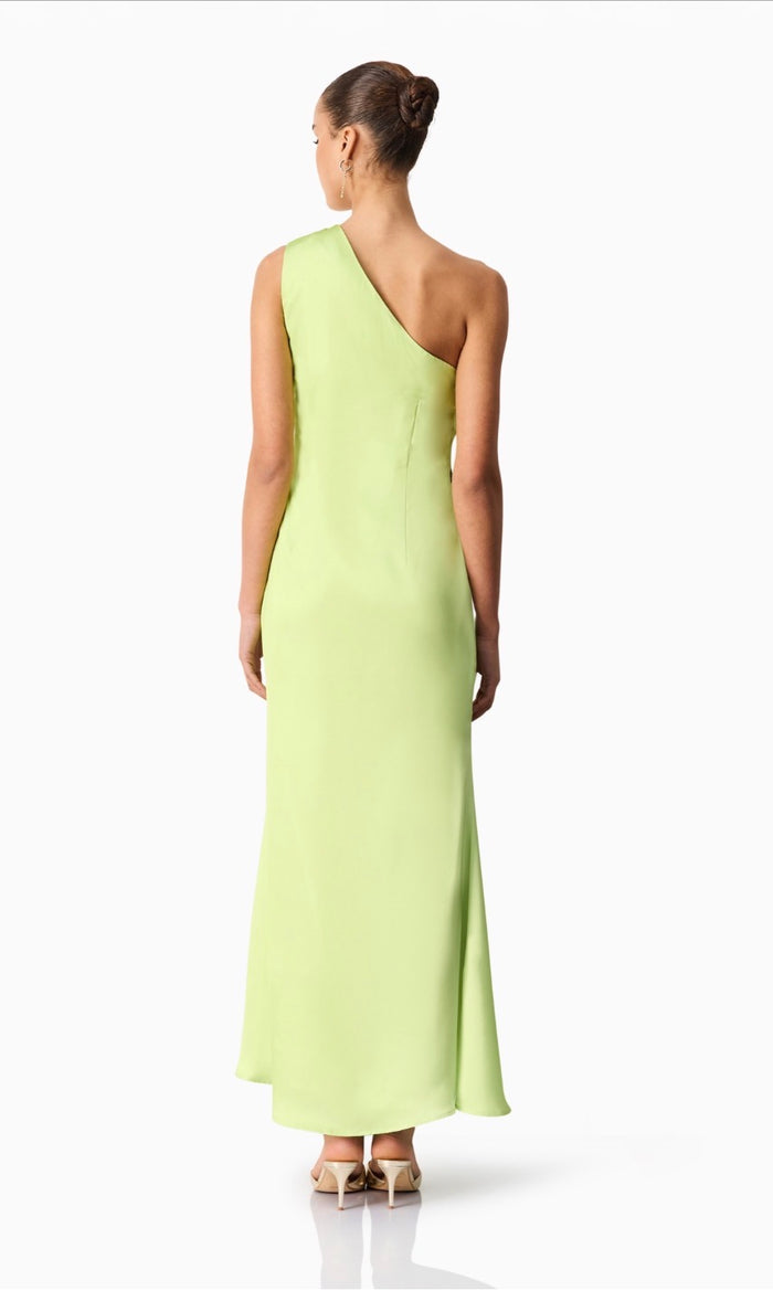 El32624 Floral One Shoulder Gown