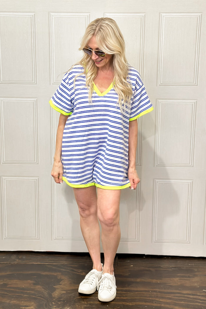 Electric Breeze Romper