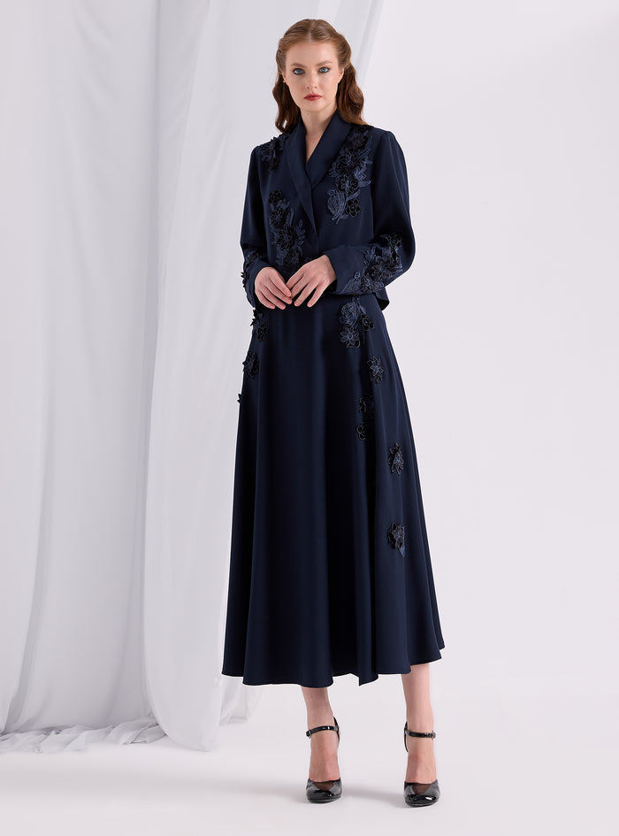 Embroidery Jacket & Skirt Set - Store WF