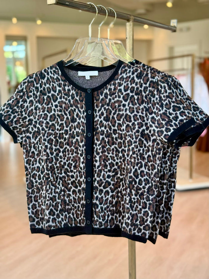 Fa4074 Leopard Cardigan