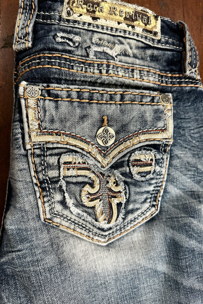 FINAL SALE - Rock Revival ALESAN Skinny Jean-Skinny-Rock Revival-Gallop 'n Glitz- Women's Western Wear Boutique, Located in Grants Pass, Oregon
