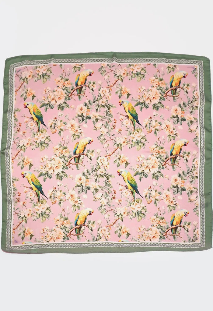 Floral Bird Scarf