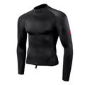 Florence Marine Lycra Rashguard Camiseta UV Surf - Preta