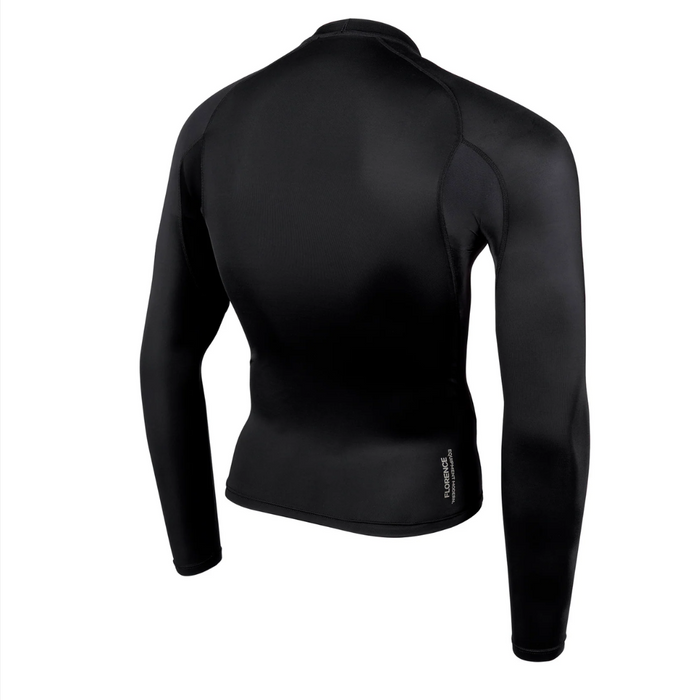 Florence Marine Lycra Rashguard Camiseta UV Surf - Preta