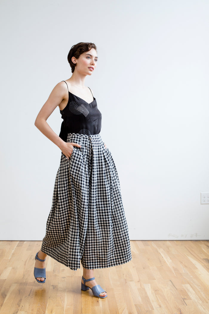 FRIDA PANTS | BLACK & WHITE CHEX