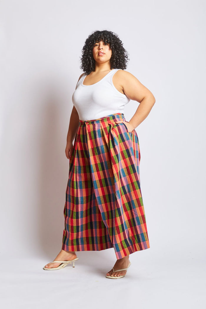 FRIDA PANTS | LOVEBIRD CHEX