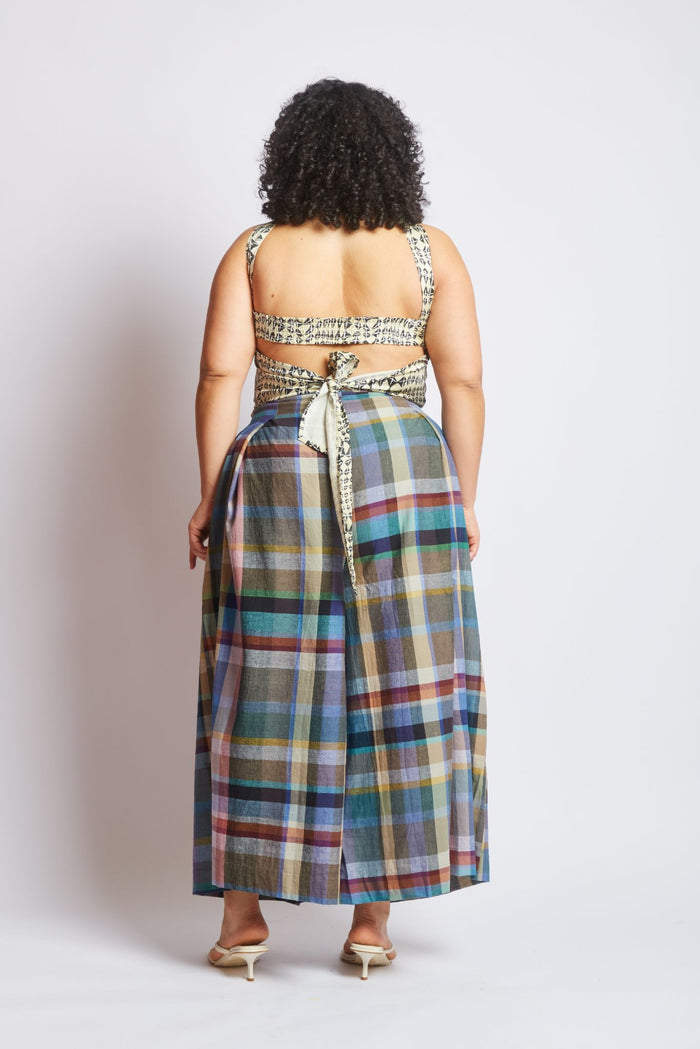 FRIDA PANTS | MIST CHEX