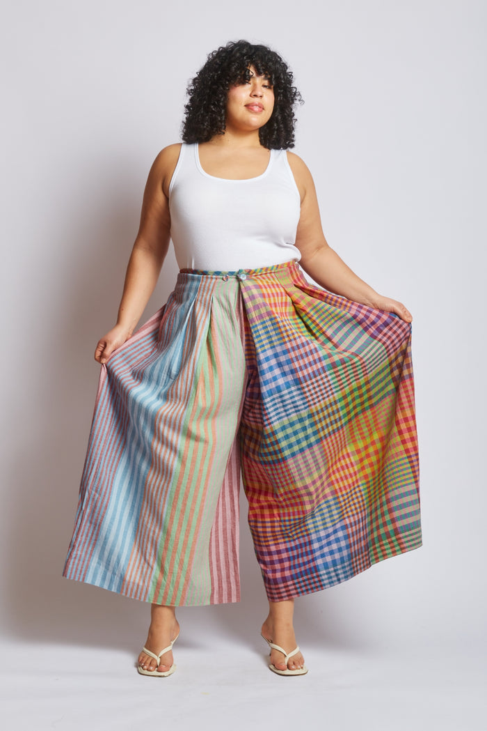 FRIDA PANTS | POSTCARD STRIPE X CHEX