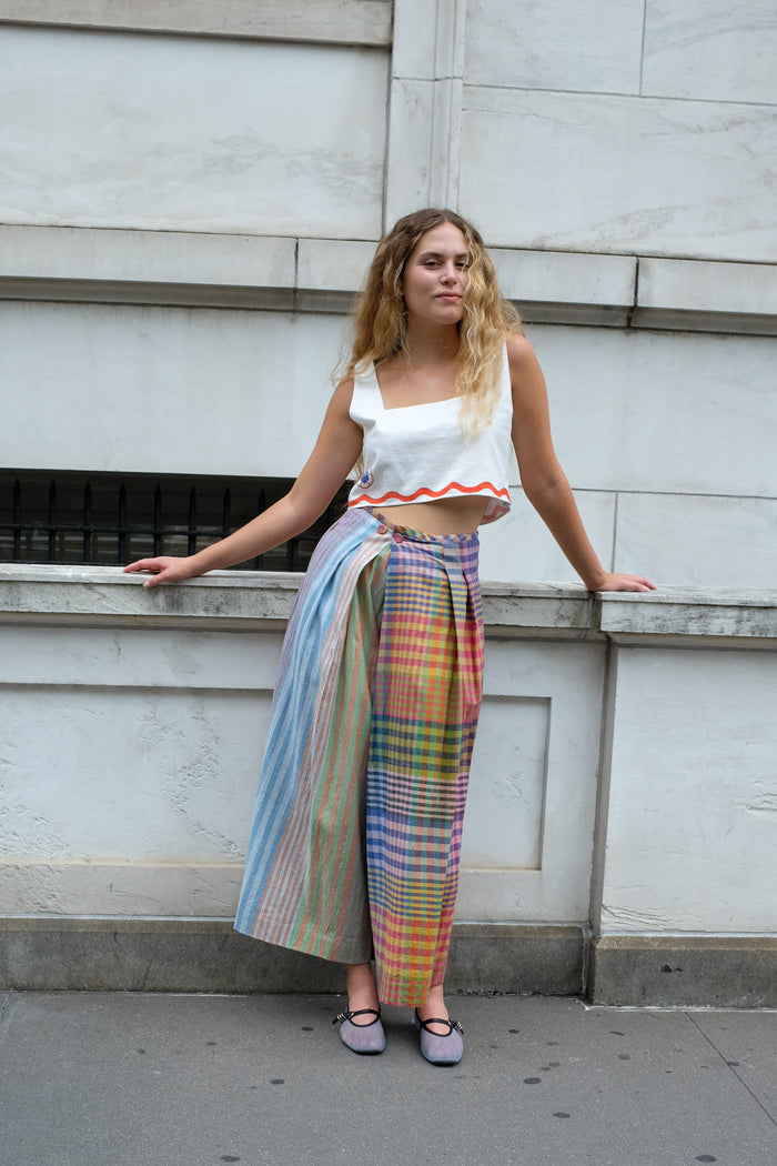 FRIDA PANTS | POSTCARD STRIPE X CHEX