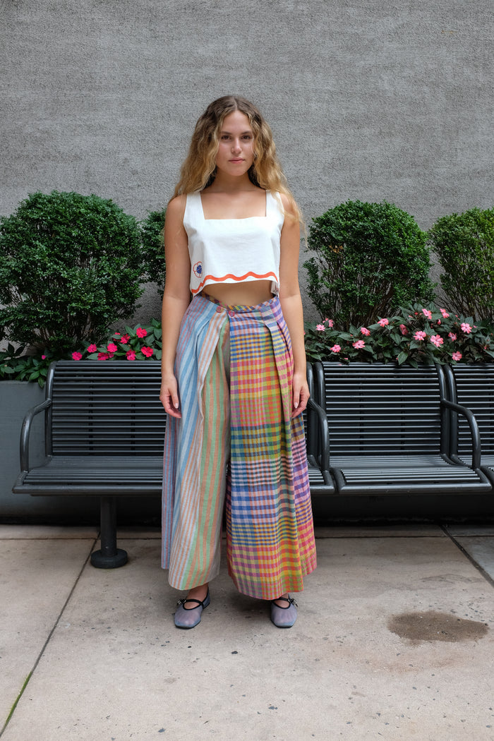FRIDA PANTS | POSTCARD STRIPE X CHEX