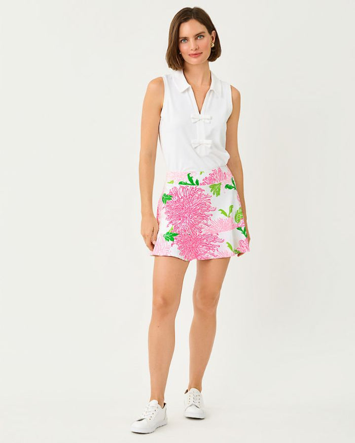 FRIDA SLEEVELESS BOW POLO