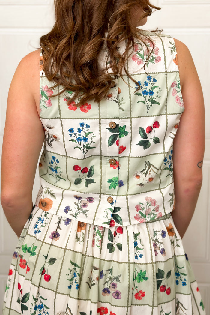 Garden Glory Botanical Skirt Set
