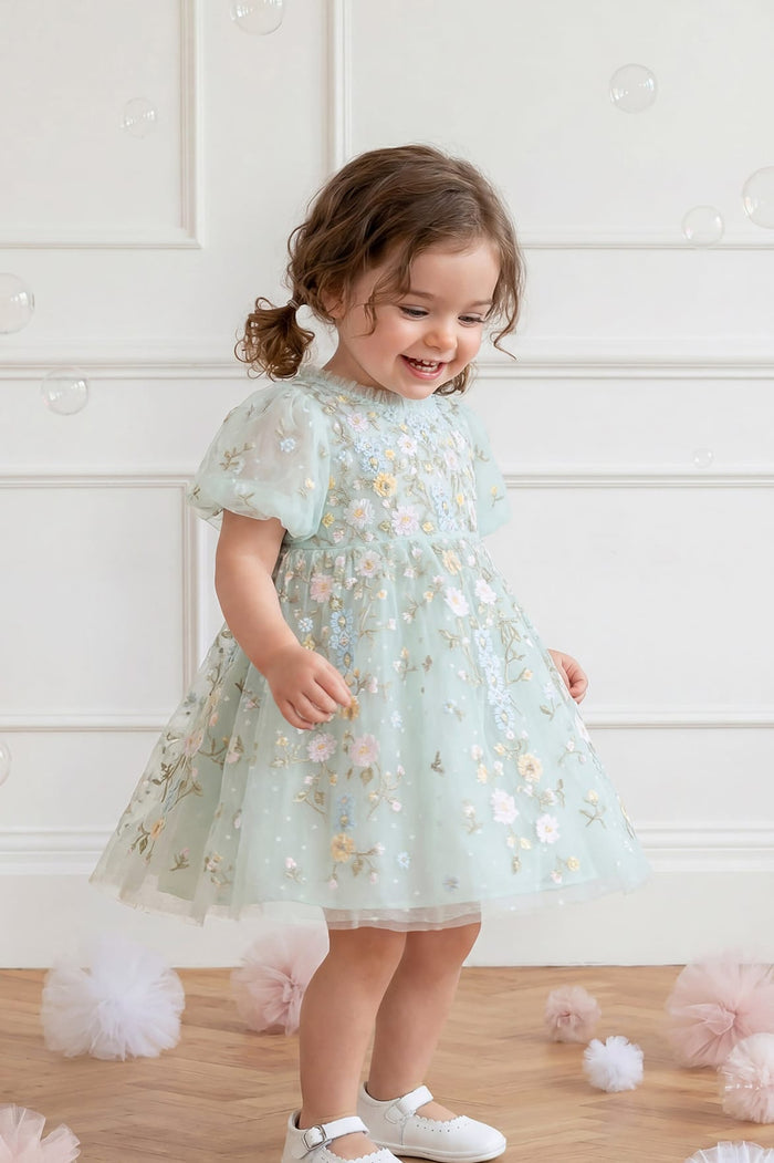Garden Rose Baby Dress