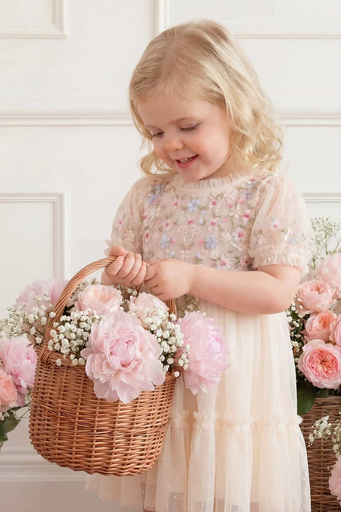 Garland Ribbon Bodice Baby Dress