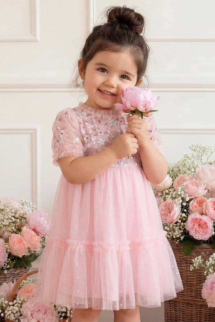 Garland Ribbon Bodice Baby Dress
