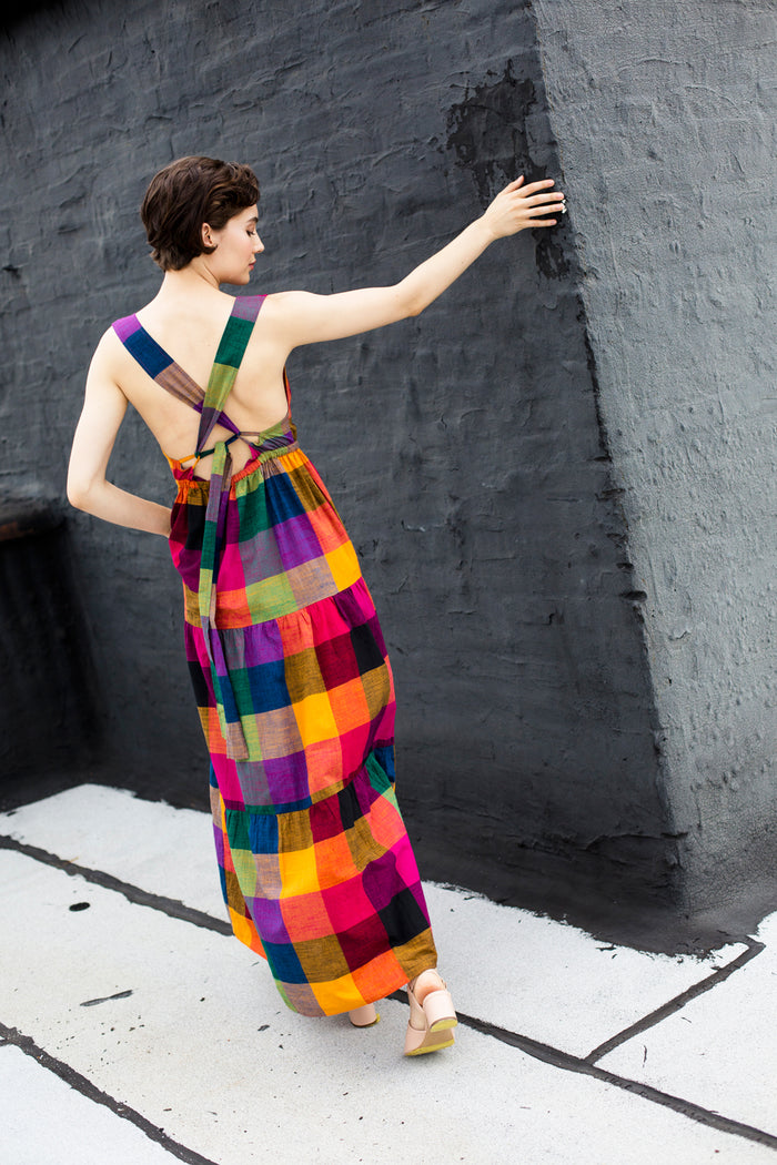 GEMA TIER DRESS | MULTI CHEX