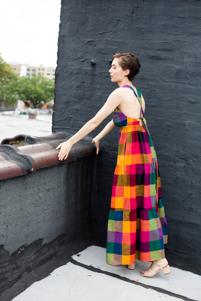 GEMA TIER DRESS | MULTI CHEX