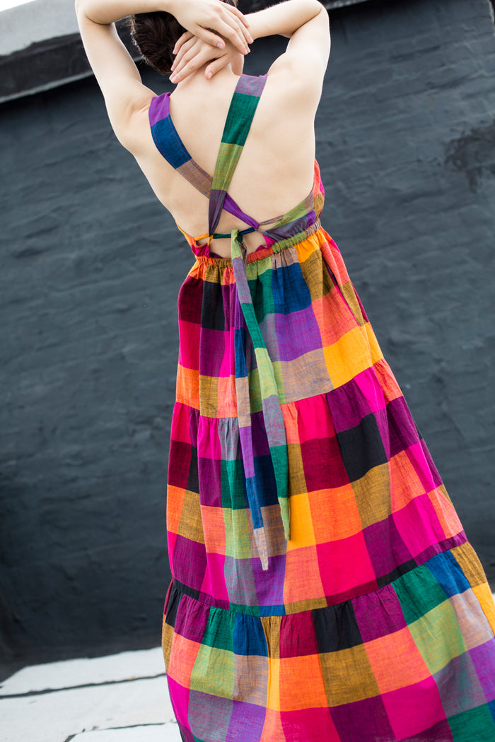 GEMA TIER DRESS | MULTI CHEX
