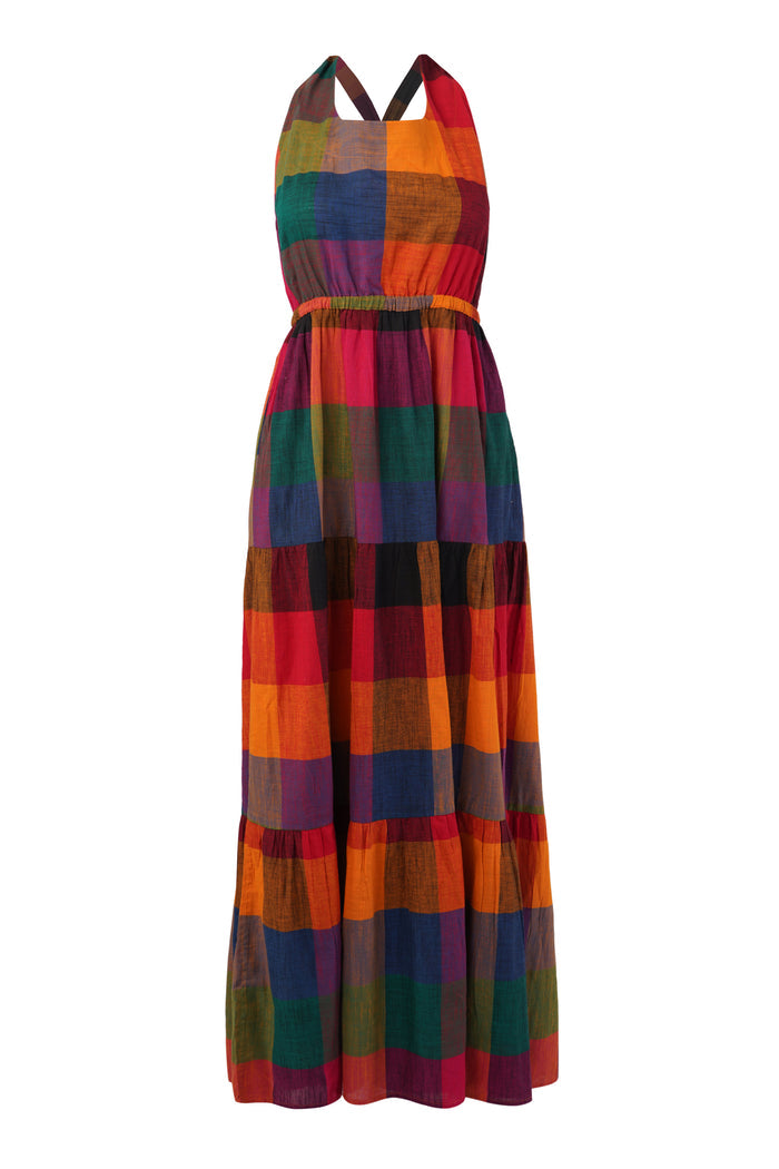 GEMA TIER DRESS | MULTI CHEX