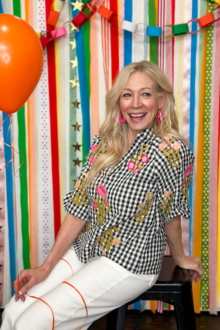 Gingham On Repeat Blouse