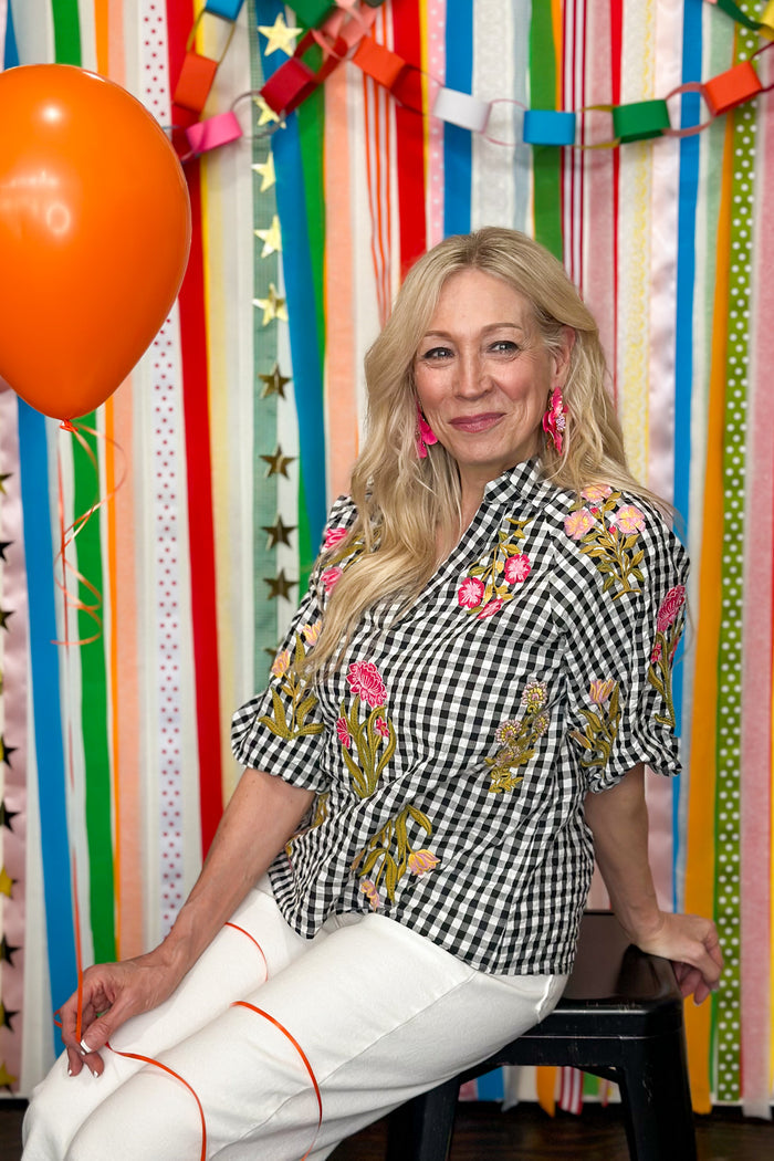 Gingham On Repeat Blouse