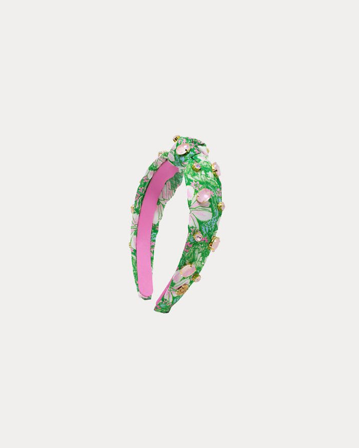 GIRLS EMBELLISHED SLIM KNOT HEADBAND