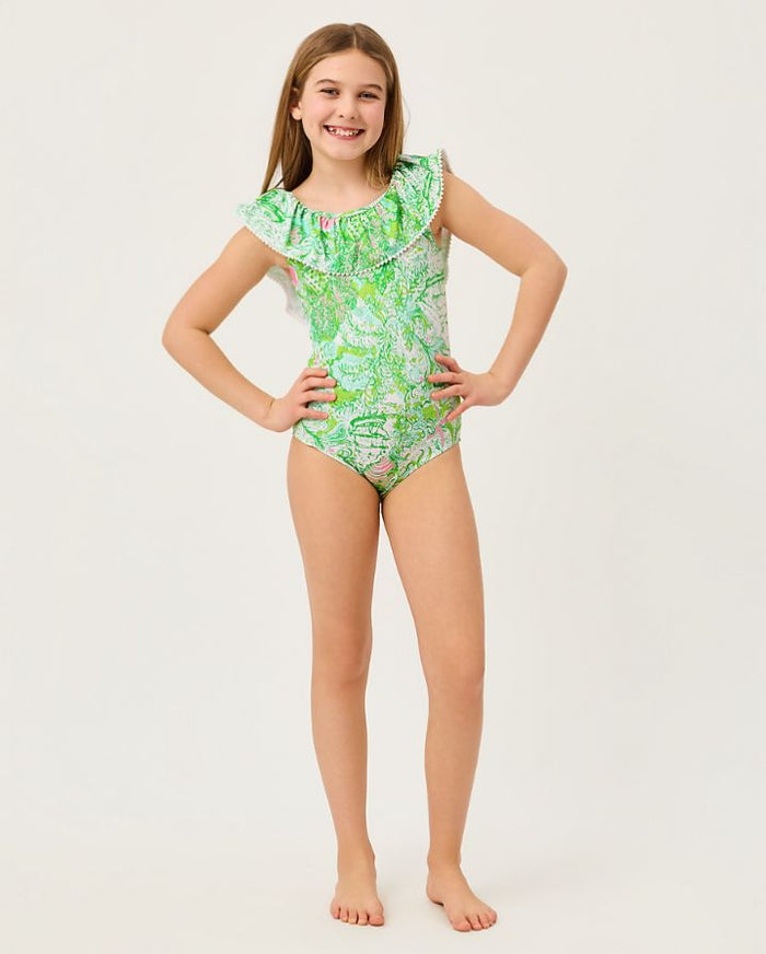 GIRLS FALLON SWIMSUIT
