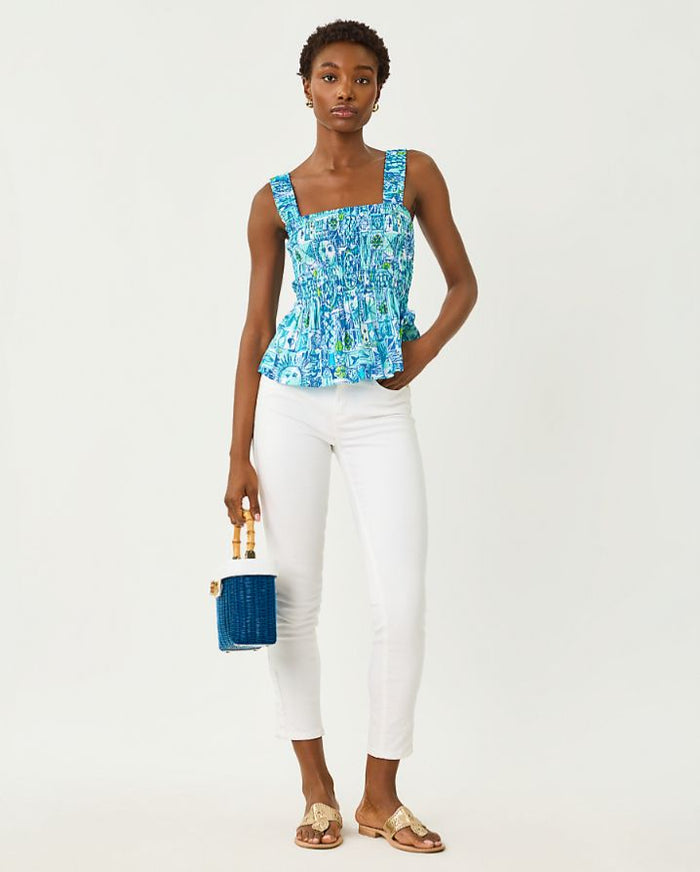 HADLY SMOCKED TOP