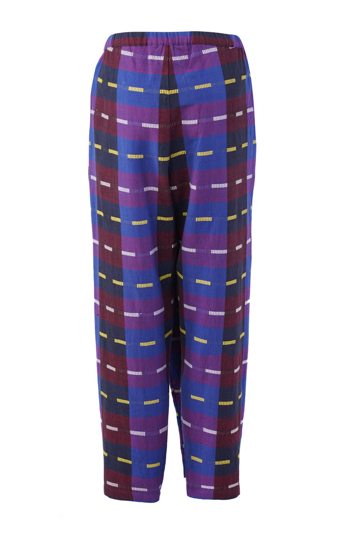 HALF WRAP PANT | GALAXY CHEX