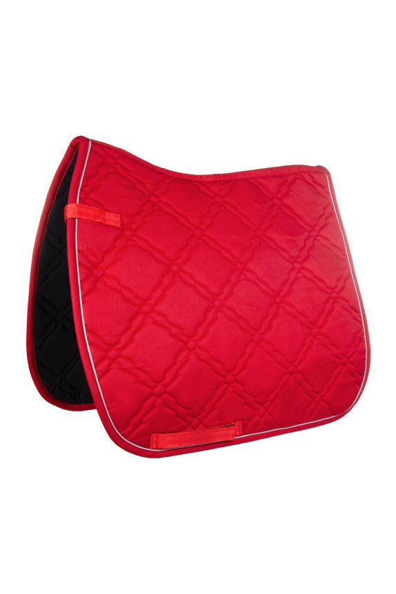 HKM Saddlepad "Bologna"- Red- Pony Size
