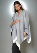 Jimmy Hourihan Fringed Shawl in Pepper/Salt Design