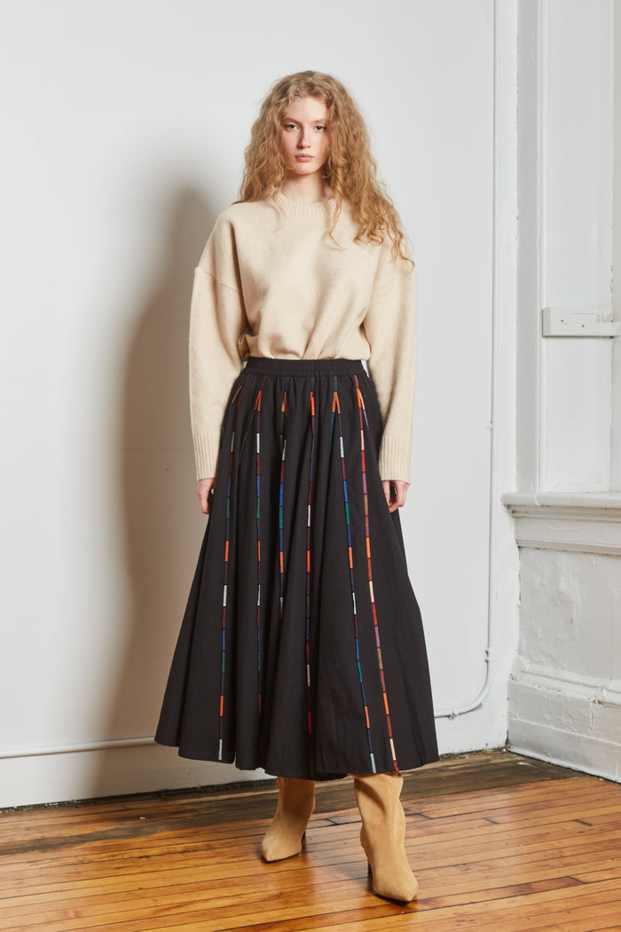 KATE SKIRT | NOIR MULTI