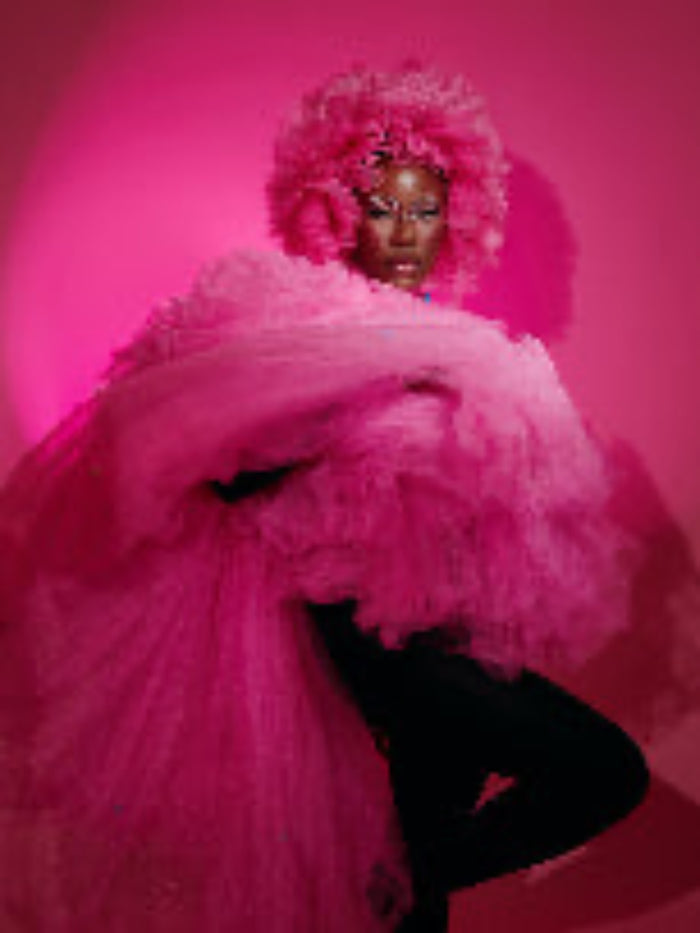 Keisha Butterfly Skirt Gown - Romantic Pink Tulle Dress - Dimaz