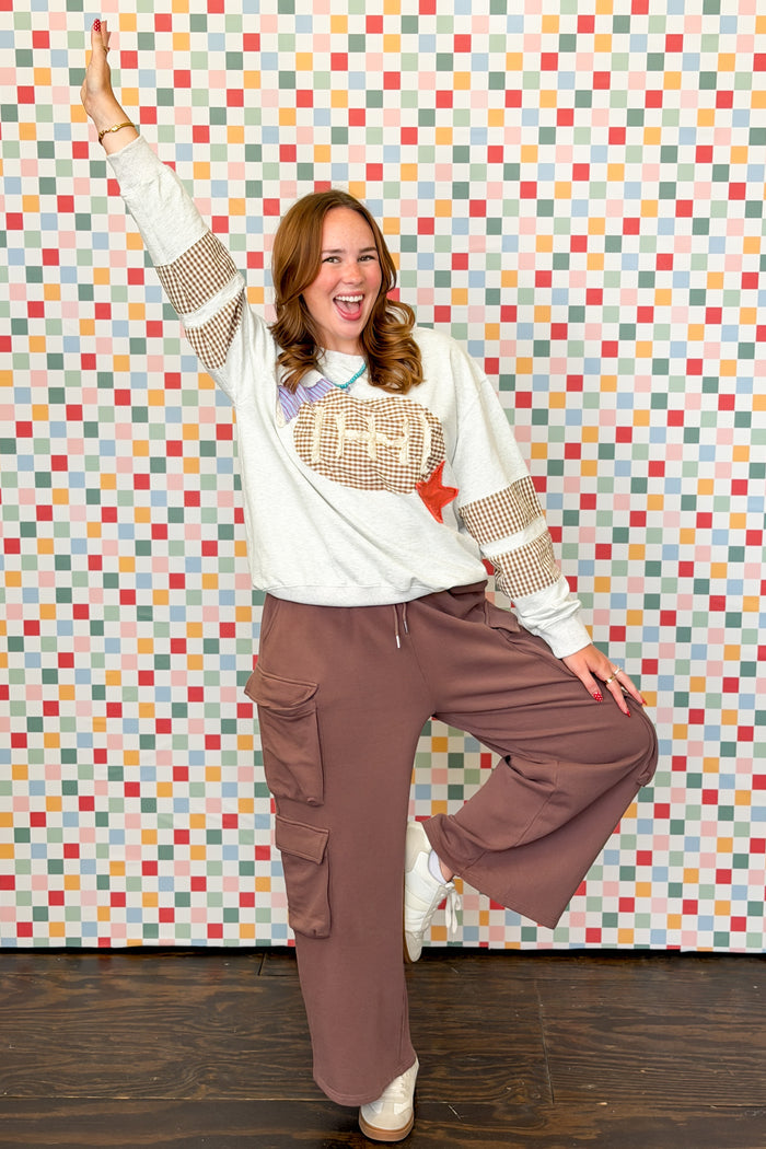 Kickoff Patchwork Pullover