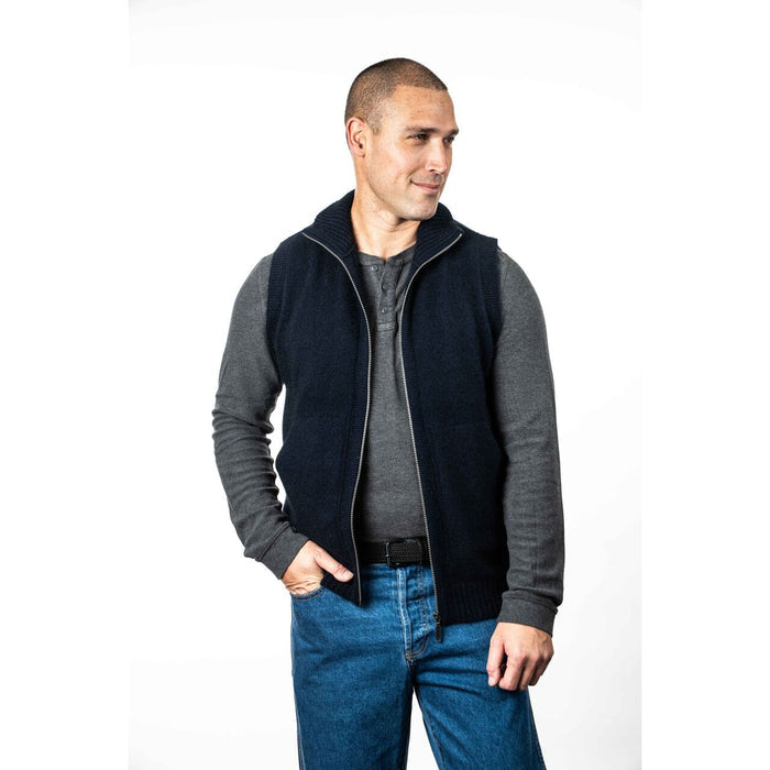 Koru - Merino & Possum Zip Vest